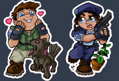 Resident Evil Stickers